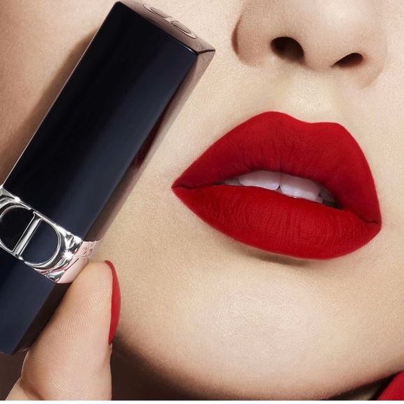 NEW Rouge Dior Refillable Lipstick ~ Iconic Red Matte (999) - Picture 1 of 8